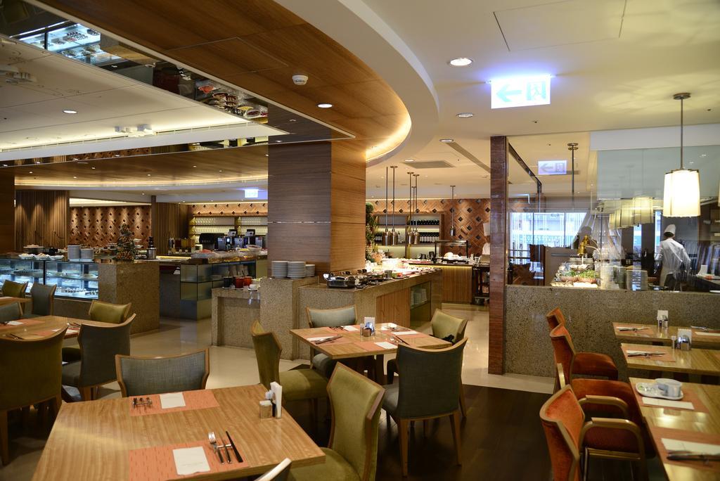 The Okura Prestige Taipei Hotell Eksteriør bilde The lobby lounge
