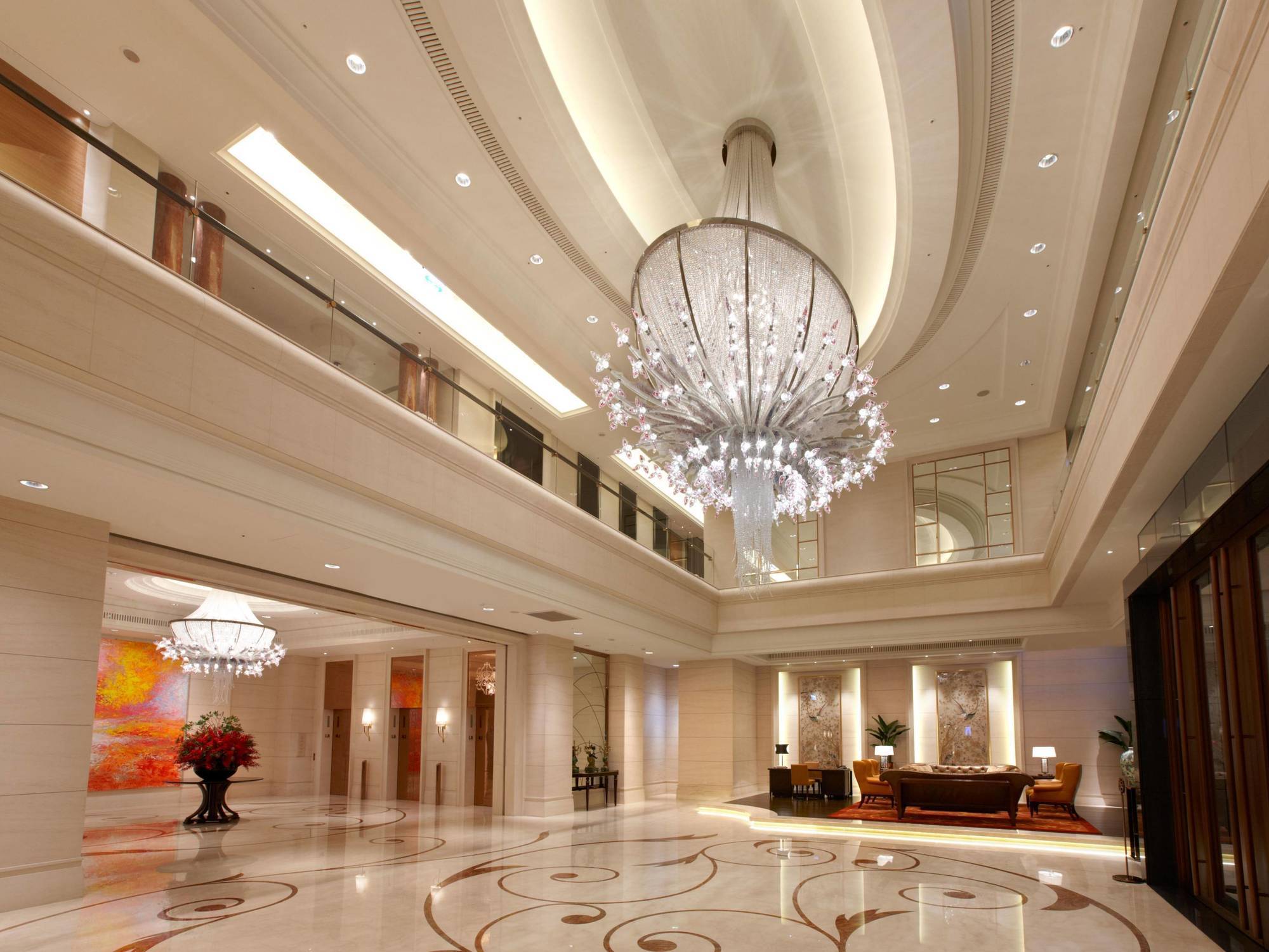The Okura Prestige Taipei Hotell Eksteriør bilde The lobby of the hotel
